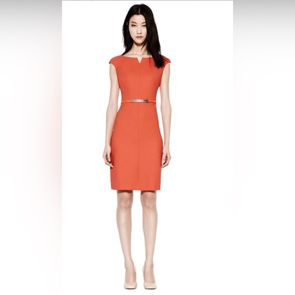 Tory Burch Orange Poppy Sheath Dress – Size 0